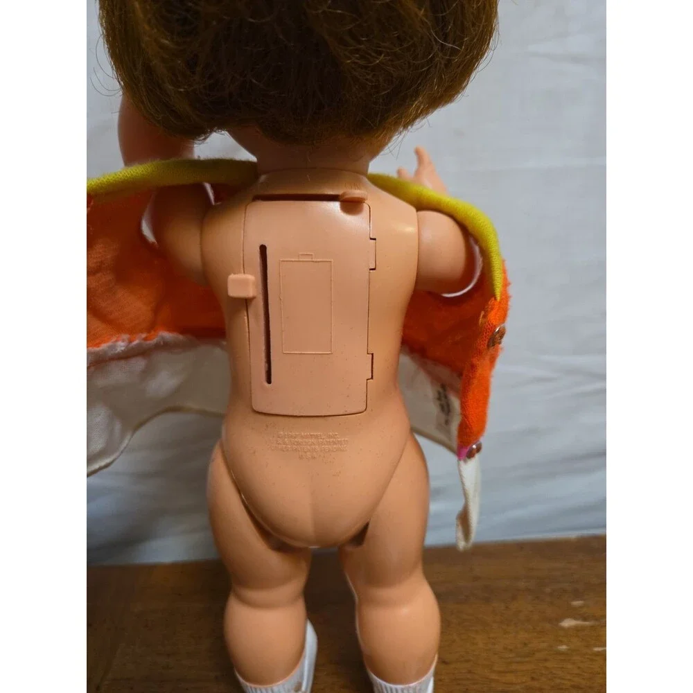 Mattel Baby Small Walk Doll in Original Dress WORKS Vintage 1967